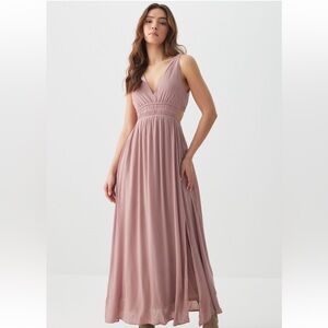 Ardene Dusty Pink Maxi Dress